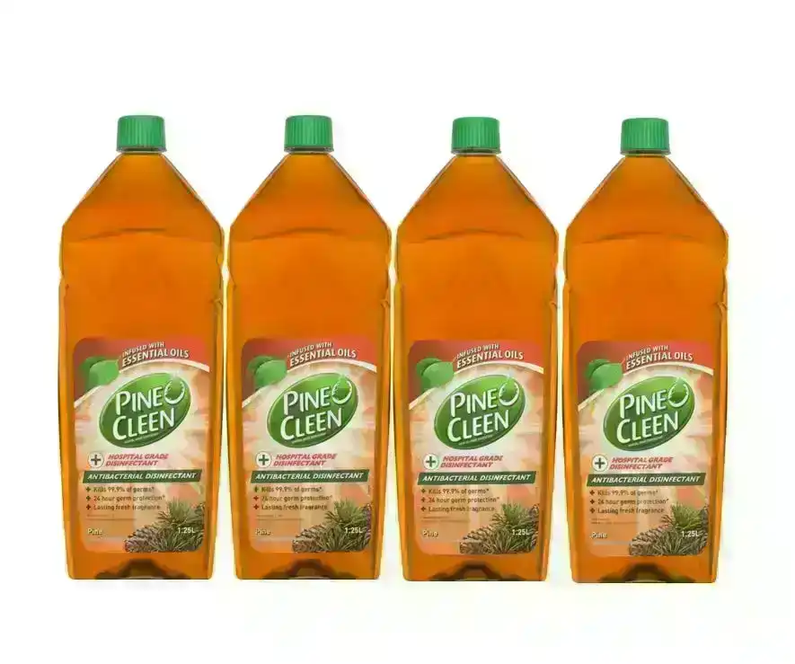 4 Pack Pine O Cleen Disinfectant Pine 1.25l