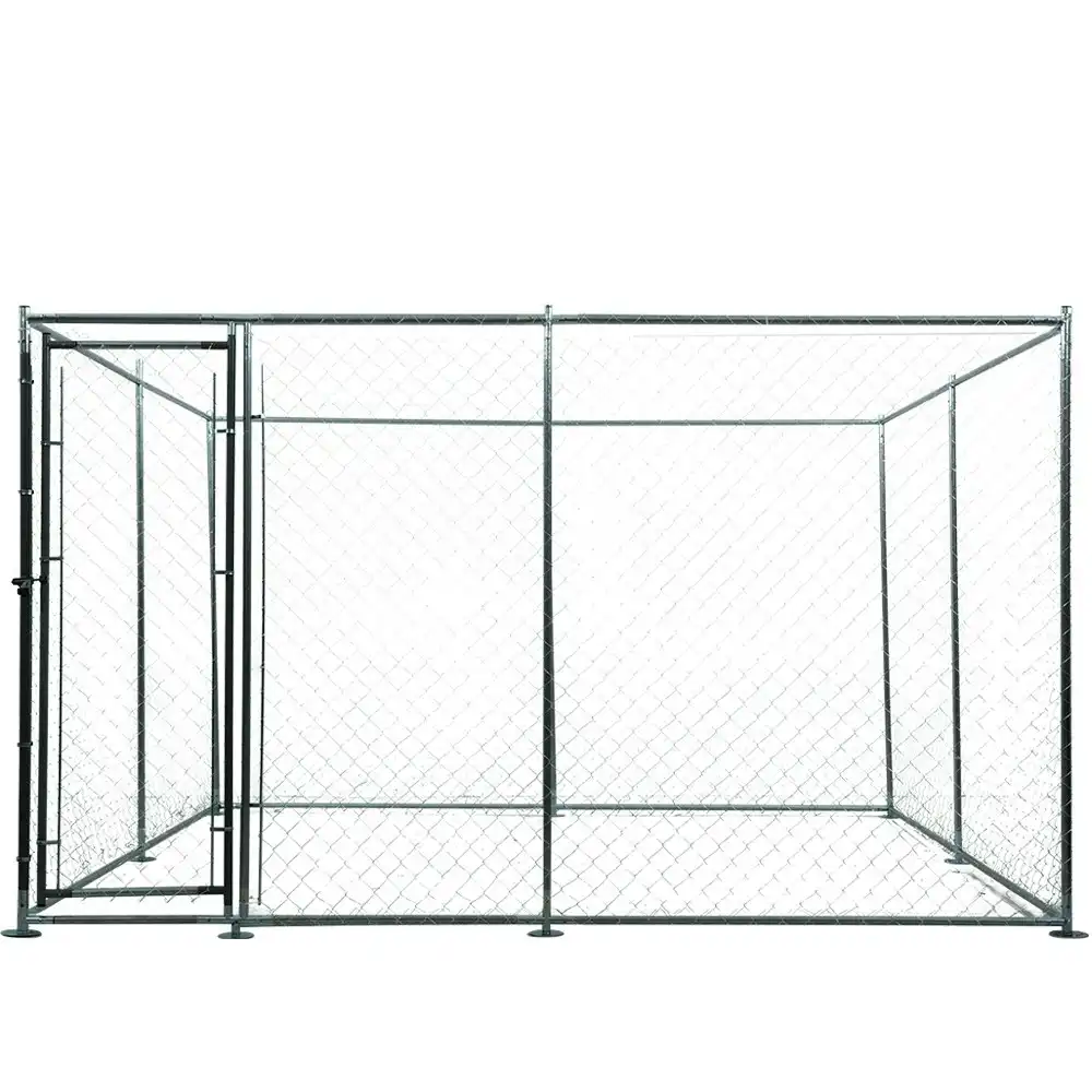 NeataPet 3x3m Dog Enclosure Pet Outdoor Cage Wire Playpen Kennel Fence with Cover Shade