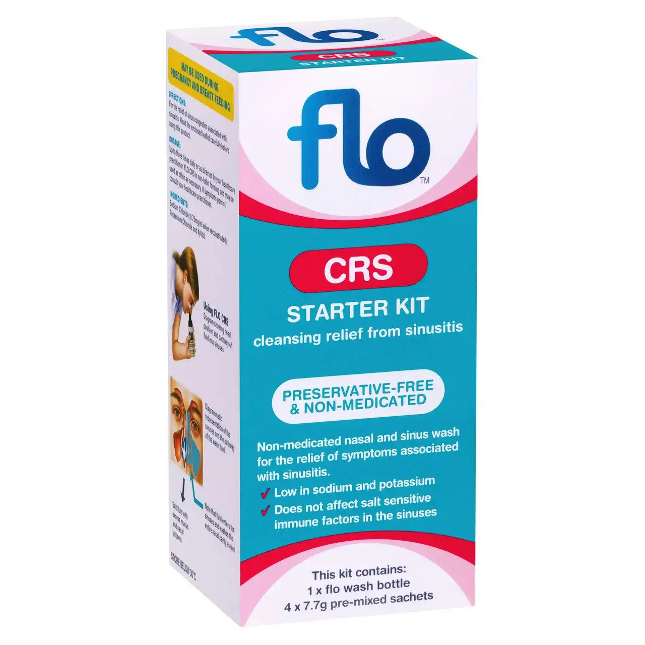 Flo CRS Starter Kit 4 Sachets & Bottle