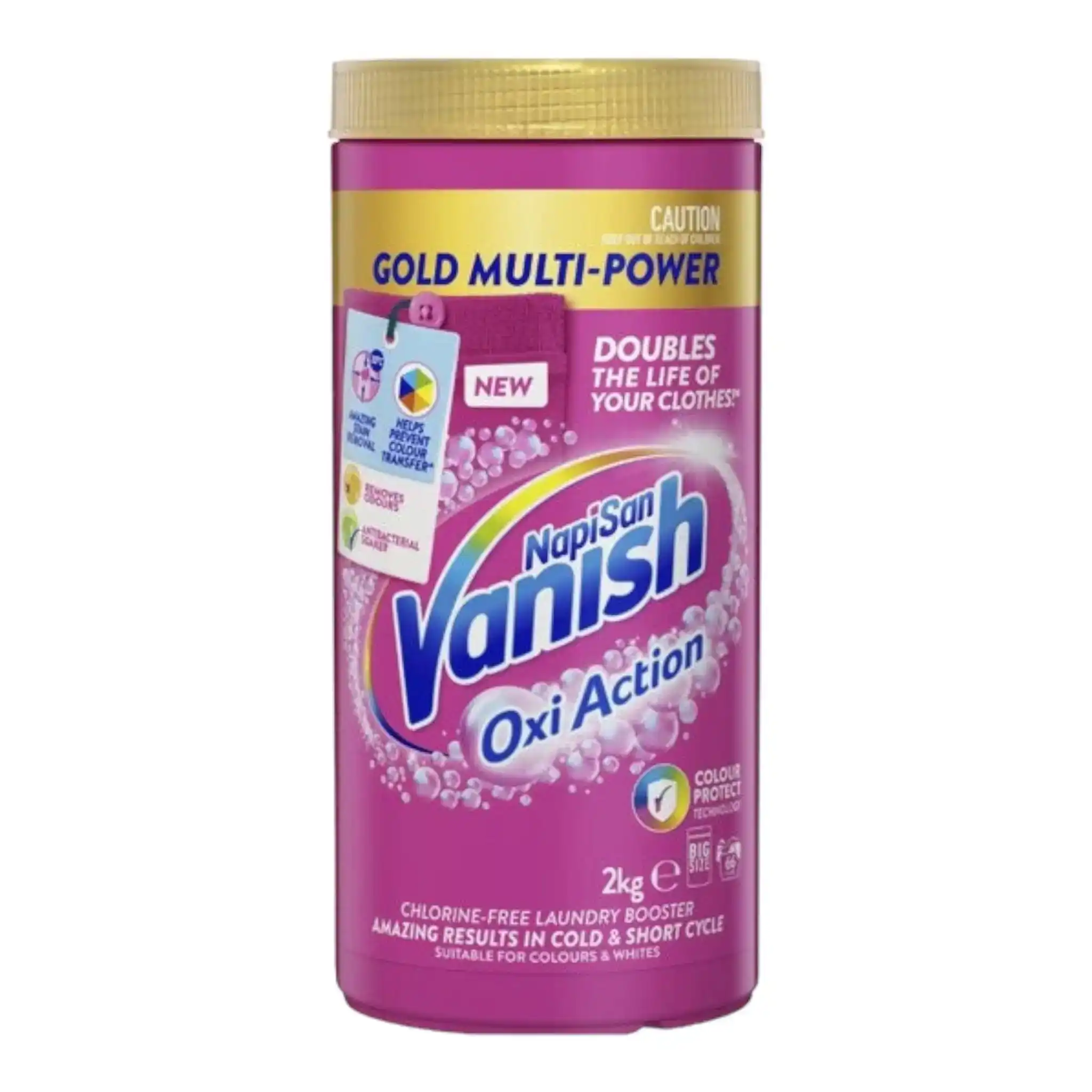 Vanish Napisan Gold Oxi Action Stain Remover Powder 2kg