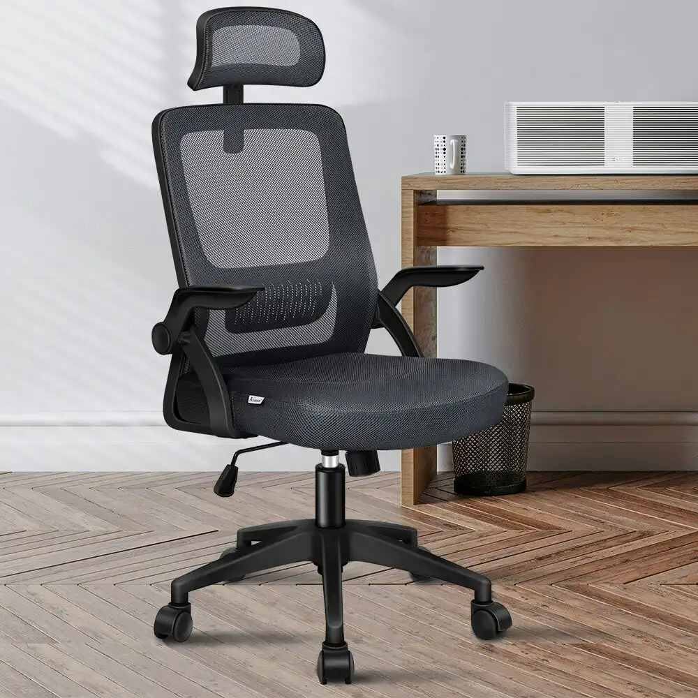 Alfordson Mesh Office Chair Dark Grey