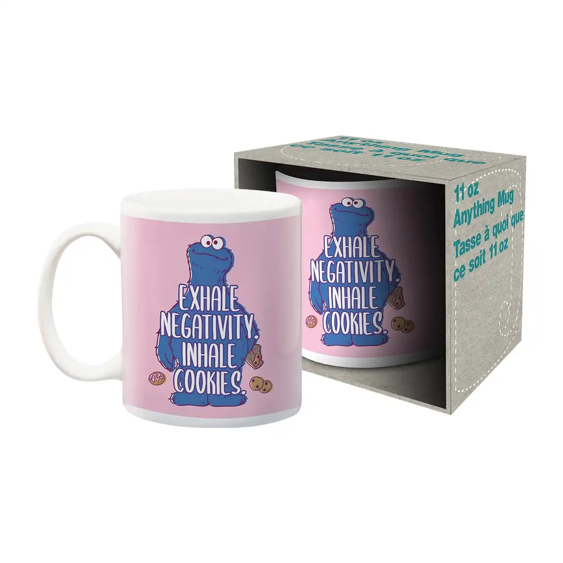 Sesame Street - Inhale Cookies Ceramic Mug