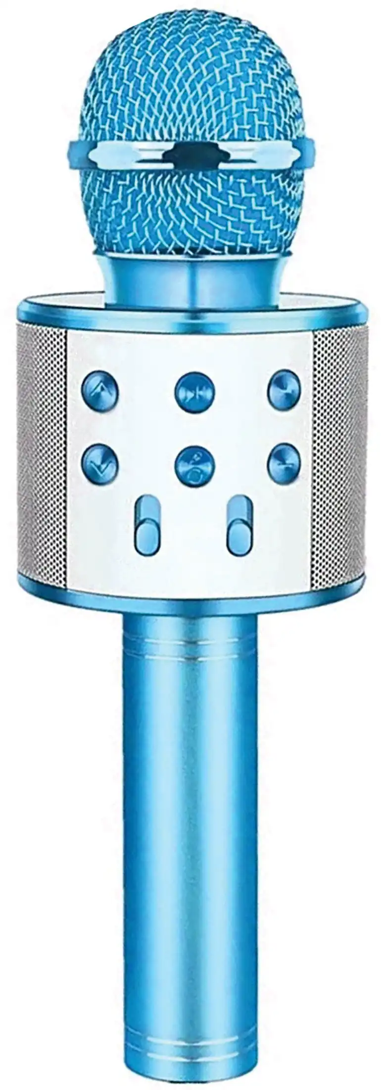 Laser Karaoke Microphone Speaker Wireless Bluetooth Handheld Mic USB Player