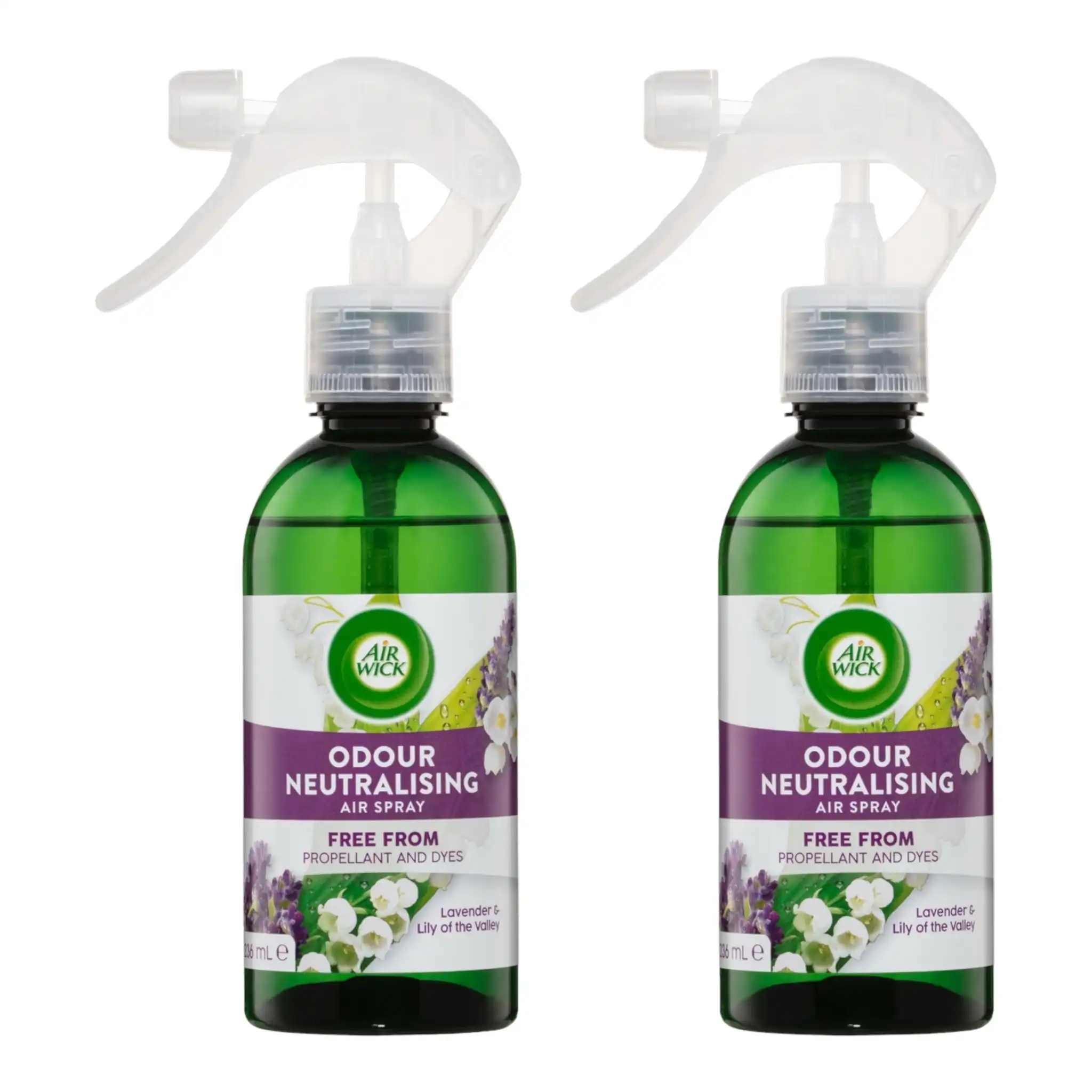 2 Pack Air Wick Lavender & Lily of the Valley Air Freshener Room Spray 236mL