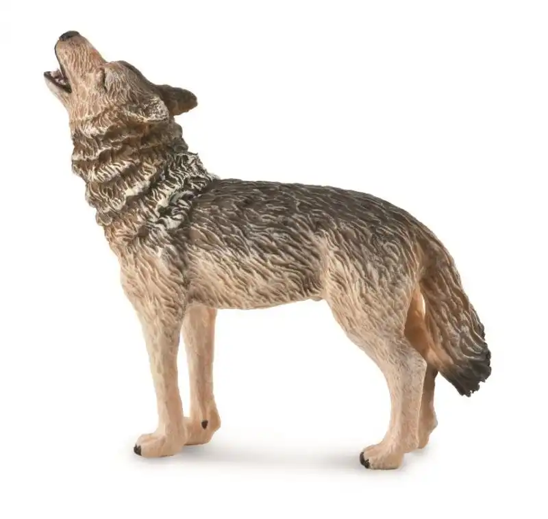 Collecta Timber Wolf Howling Animal Figurine