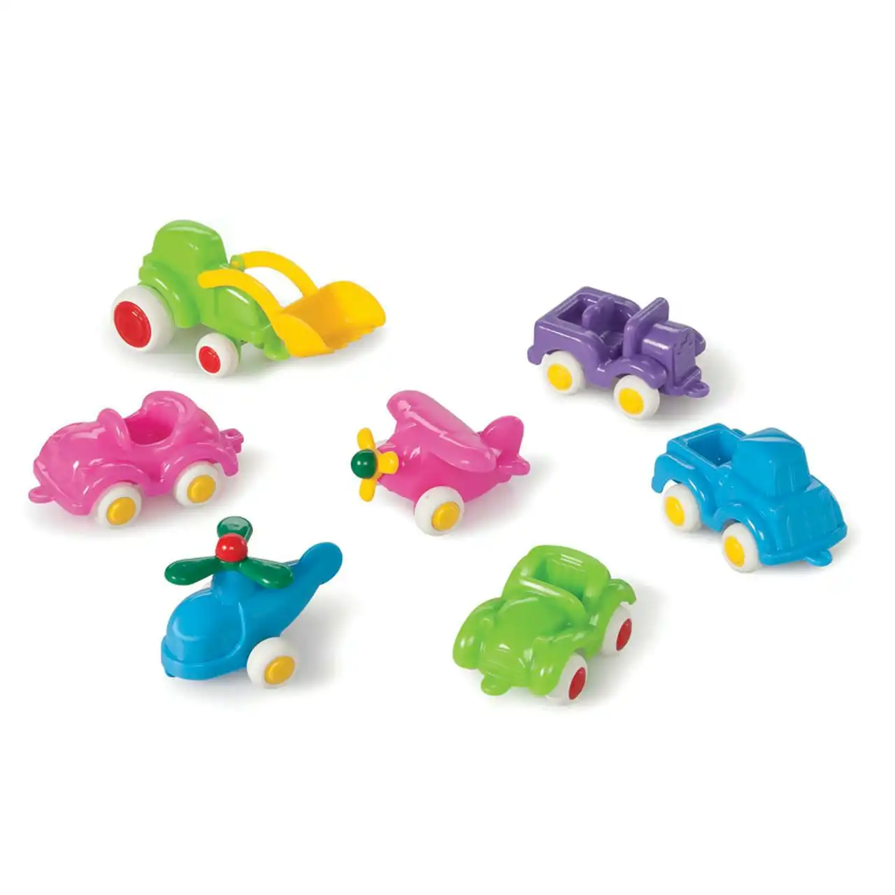 Viking Toys - Mini Chubbies - Mixed Vehicles Pastel Colors