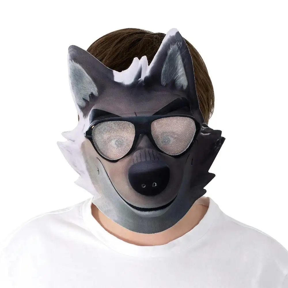 Universal The Bad Guys Mr Wolf Mask Halloween/Masquerade Party Mens Costume