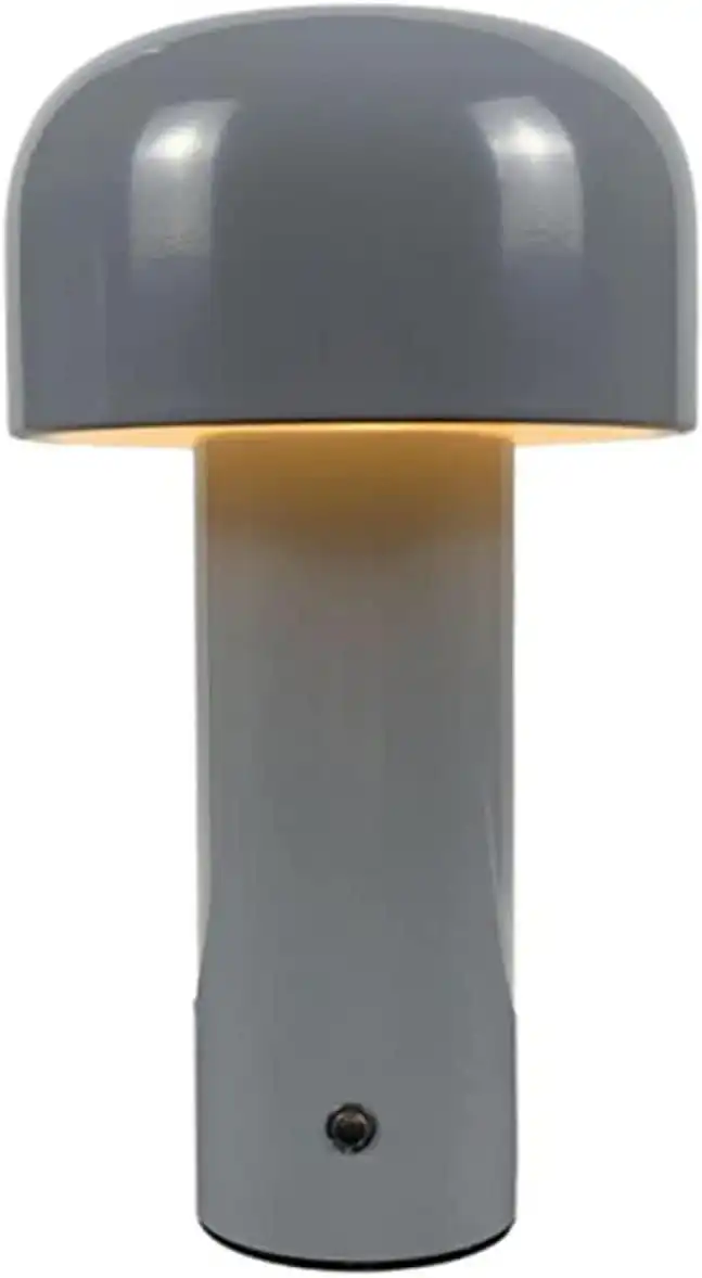 Portable Industrial LED Table Lamp Grey