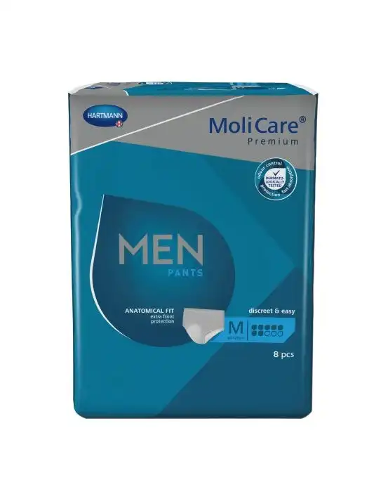 Molicare Premium Mens Pants 7 Drops Medium 8 Pack