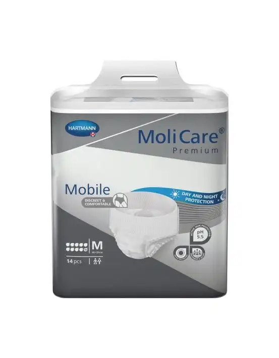Molicare Premium Mobile Pants 10 Drops Medium 14 Pack