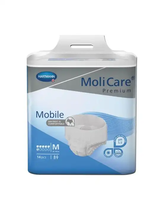 Molicare Premium Mobile Pants 6 Drops Medium 14 Pack