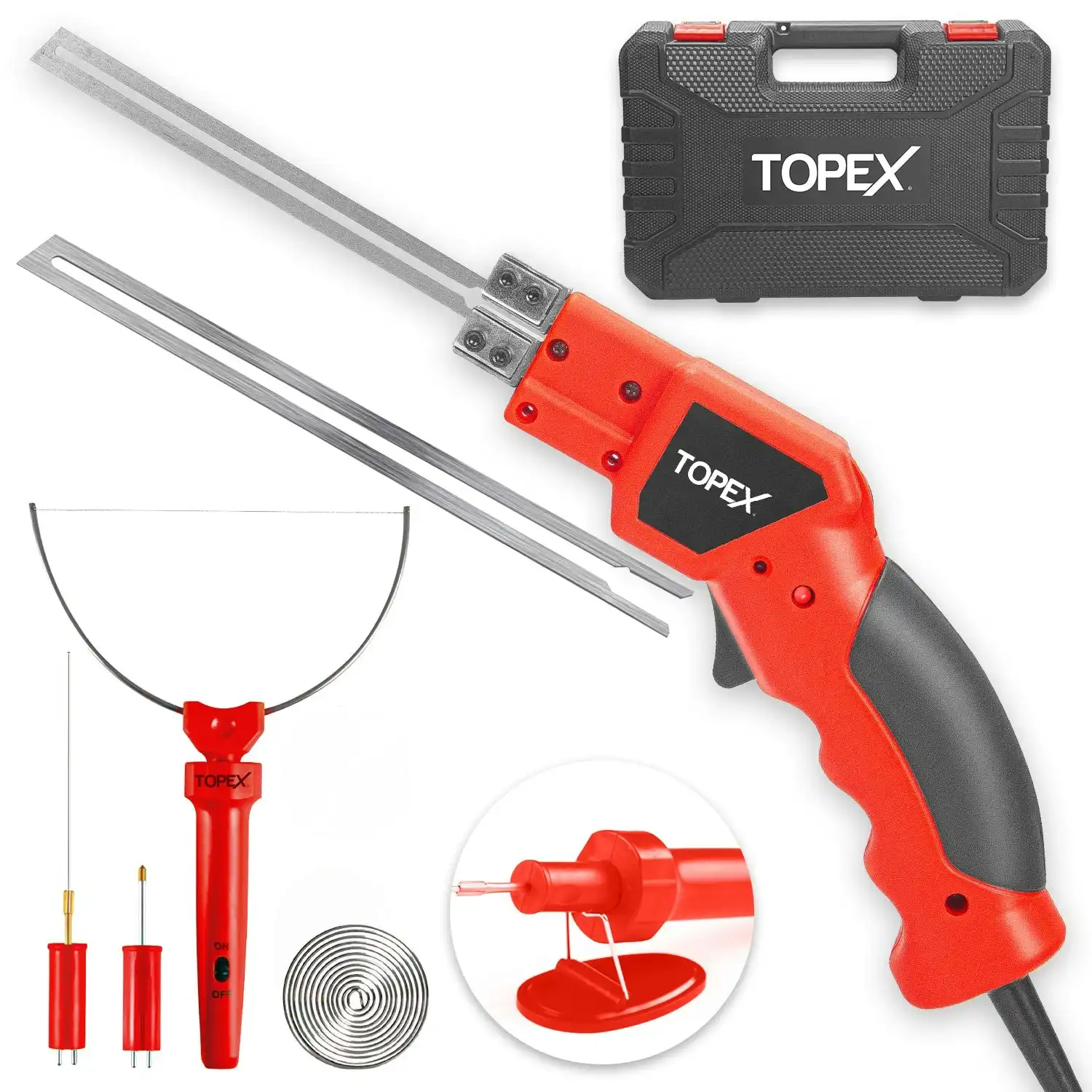 Topex 9.6W & Heavy Duty Foam Cutter Set