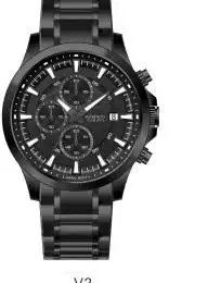 Roberto Carati St. Louis Black Bezel Watch CA261-V6