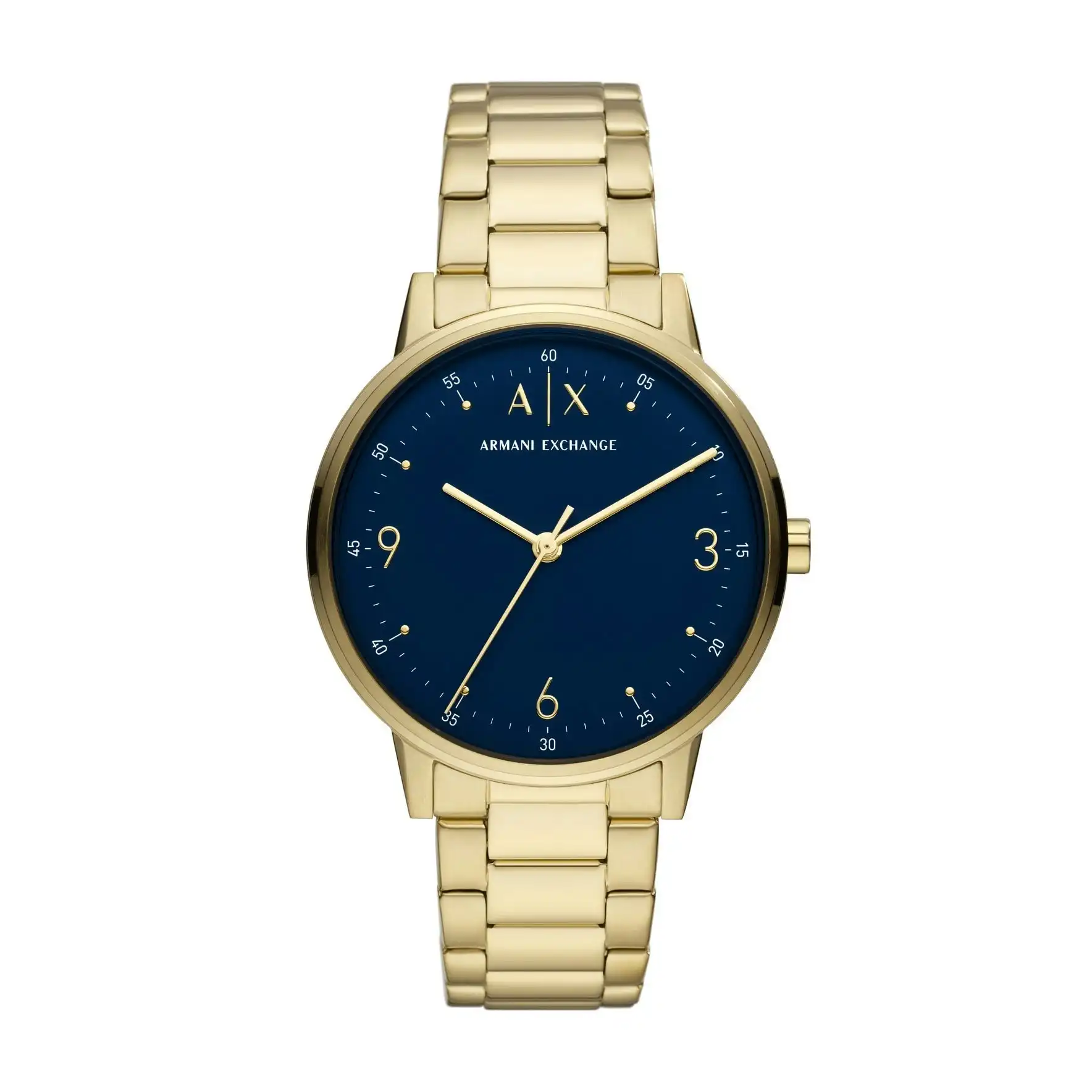 Armani Exchange Cayde Gold and Blue Men's Watch AX2749