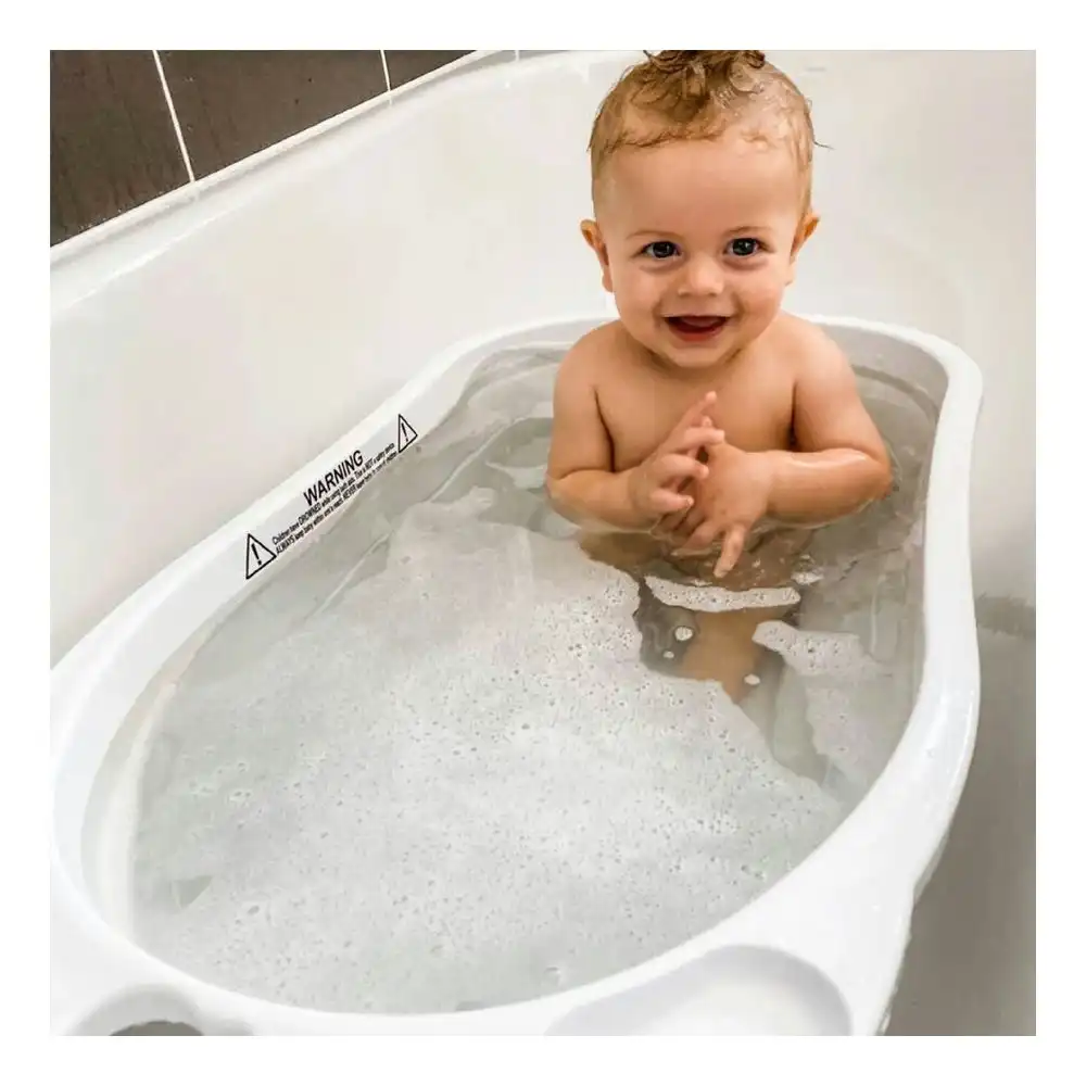 Roger Armstrong Grey Baby Newborn Bath Bathtub Bathing Folding Safety Sensor