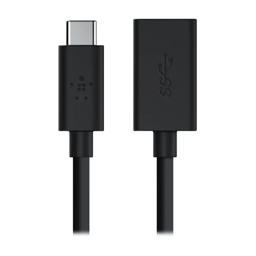 2x Belkin 3.0 USB-C Male to USB A Female Converter OTG Data Cord Cable Adapter