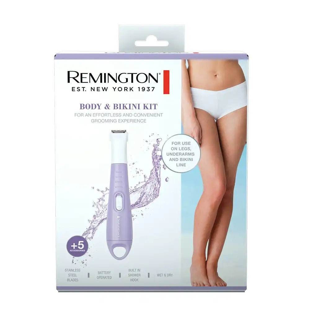 Remington Cordless Trim & Shave Wet & Dry Women Body/Bikini Hair Trimmer Kit