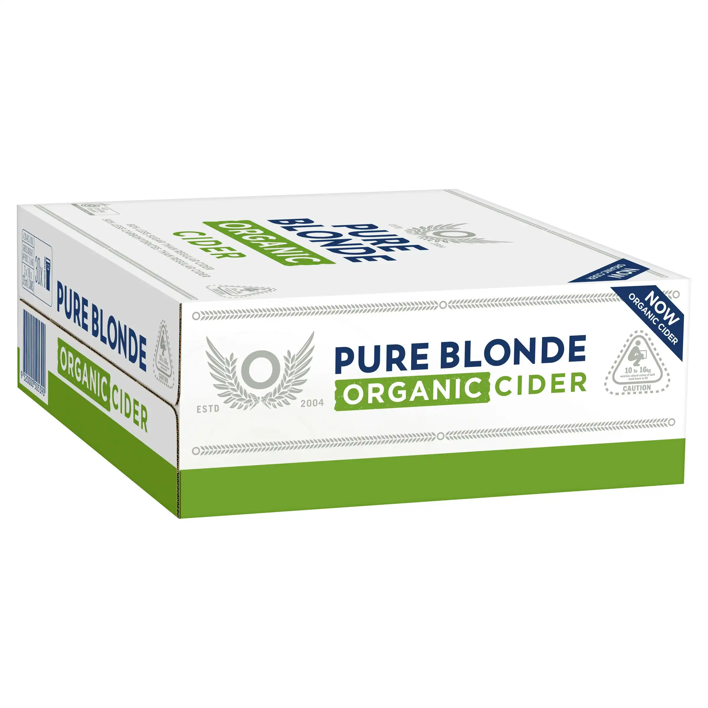 Pure Blonde Organic Cider Case 30 x 375mL Cans