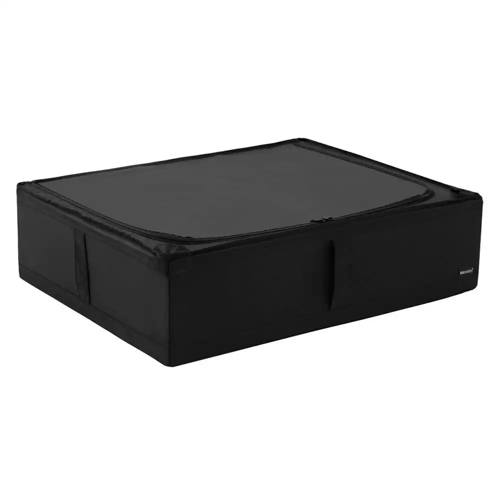 Kloset by Boxsweden 69cm Home Storage Box Chest Organiser w/ Zipper Large Black