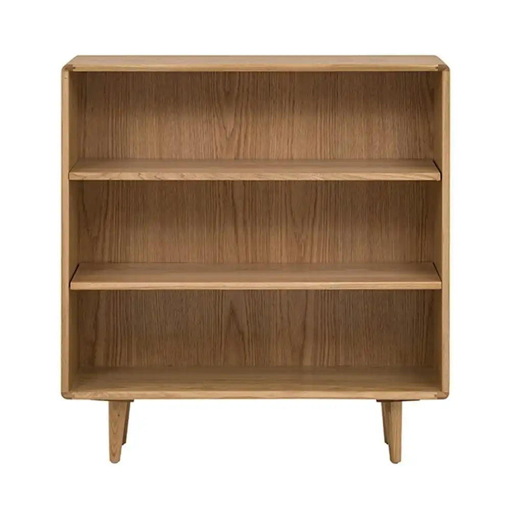 6IXTY Niche 3-Tier Display Bookcase Wooden Storage Shelves - Natural