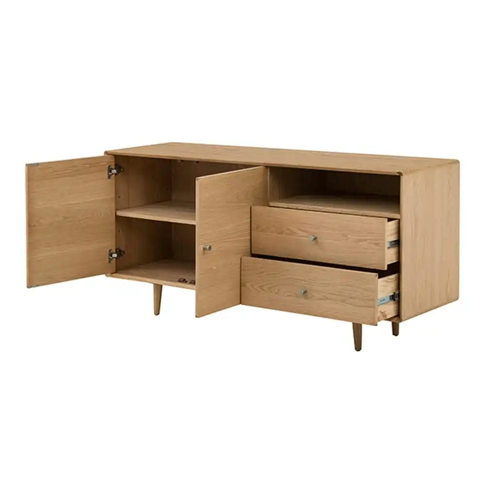 6IXTY Niche Buffet Unit Sideboard Wooden Storage Cabinet - Natural