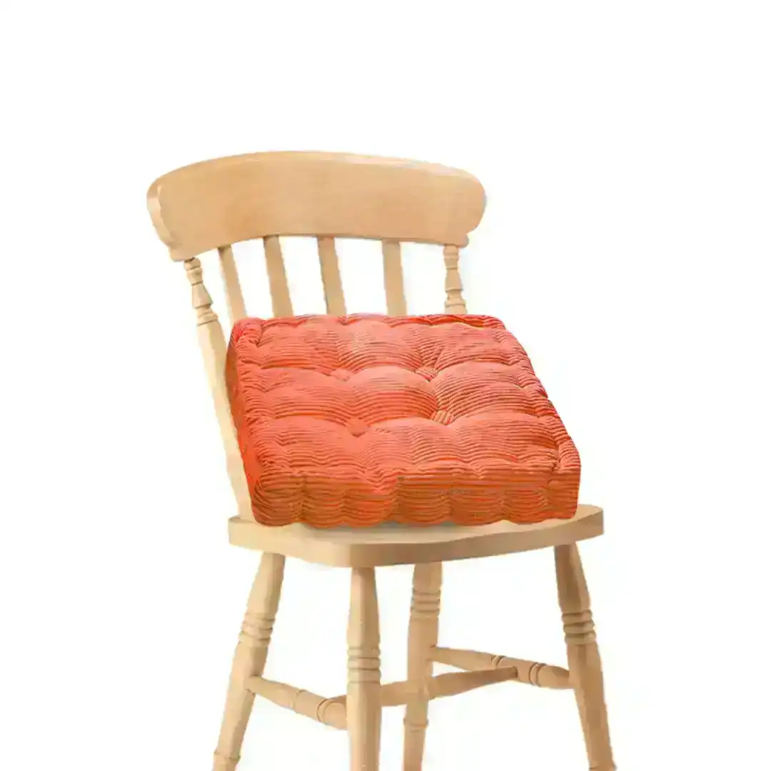 Soga Orange Square Cushion Soft Leaning Plush Backrest Throw Seat Pillow Home Office Decor