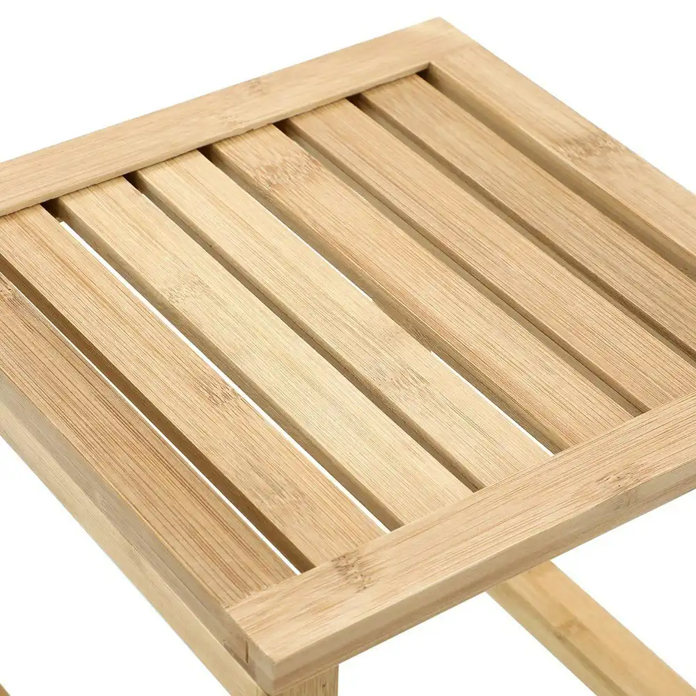 Boxsweden 25cm Bamboo Kitchen Rack/Holder Storage Pantry Organiser Stand Brown