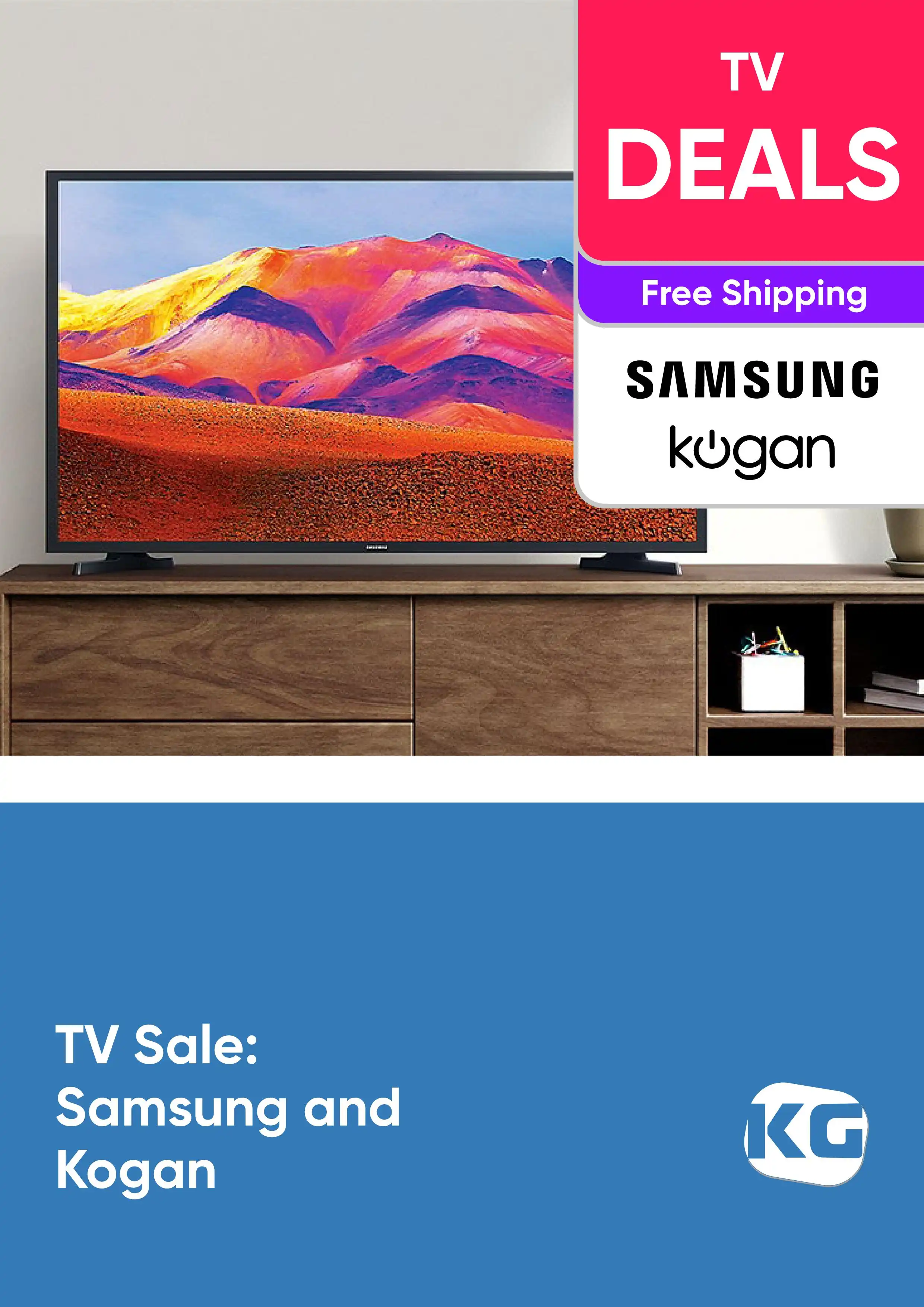 TV Sale - Samsung, Kogan - Free Shipping