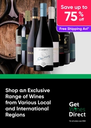 Save Up To 75% off An Exclusive Range of Wines from Various Local and International Regions