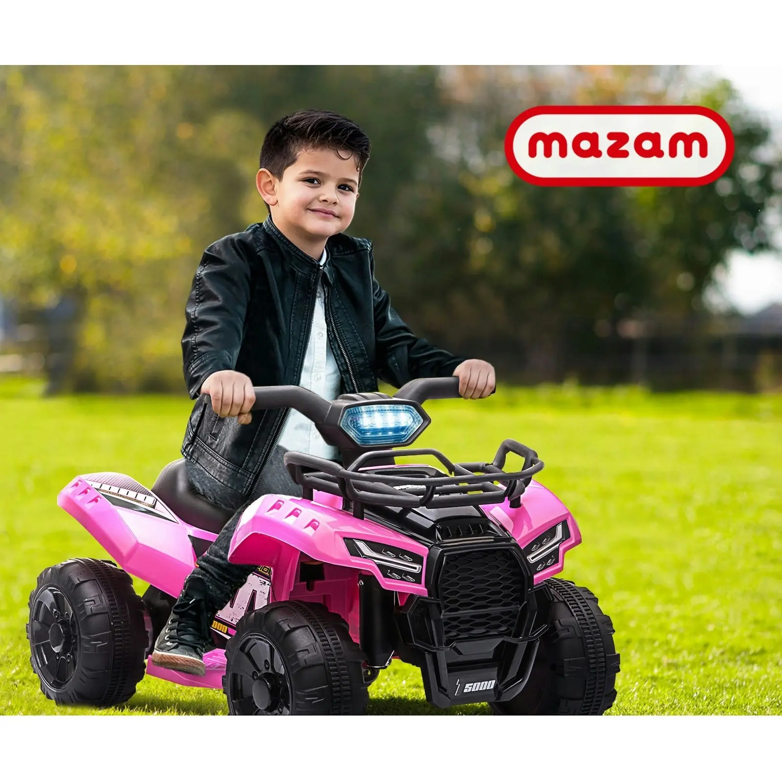 Mazam Ride On Car Electric ATV Bike Vehicle for Toddlers Kids Rechargeable Pink