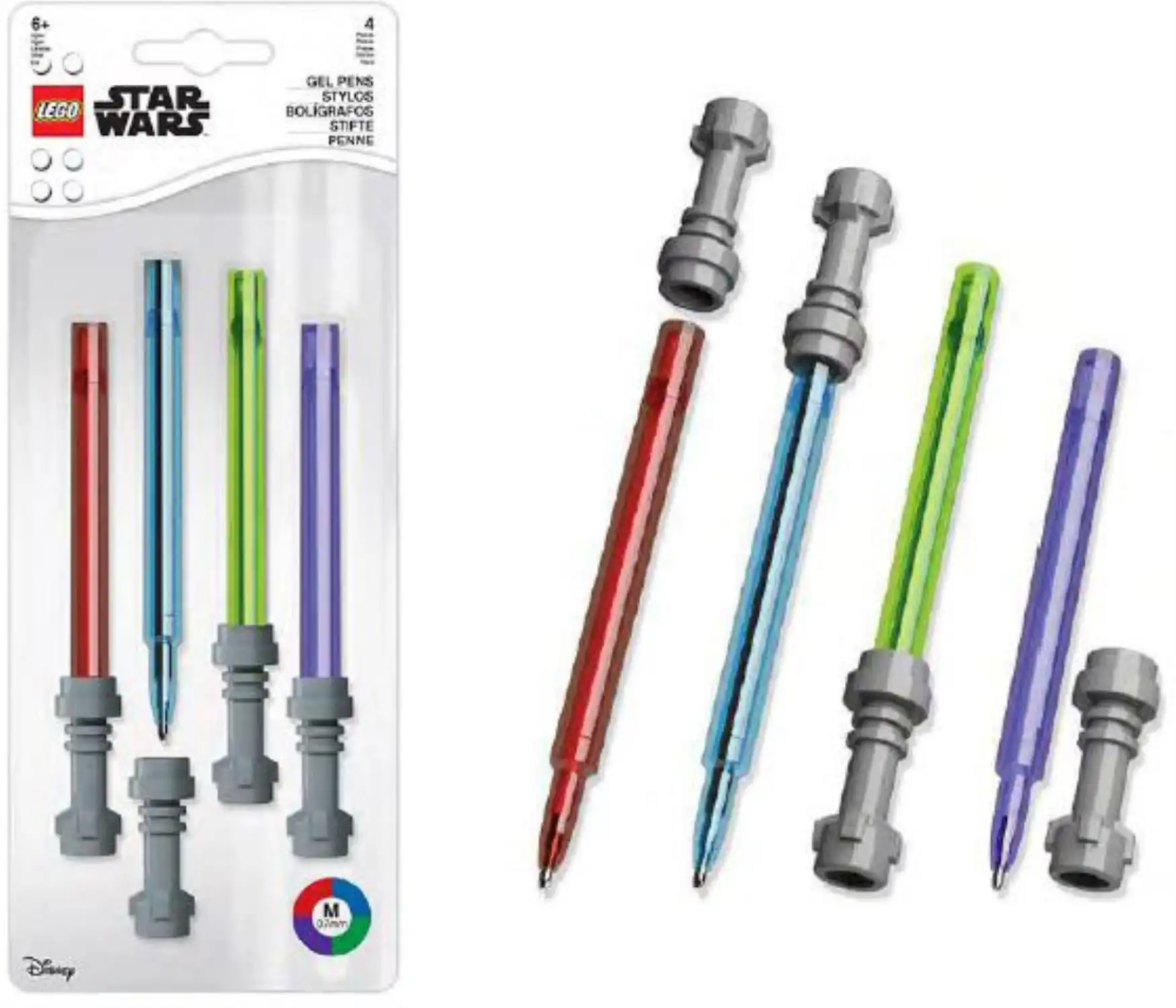 LEGO Star Wars Lightsaber Gel Pen Multipack, Mr Toys Toyworld