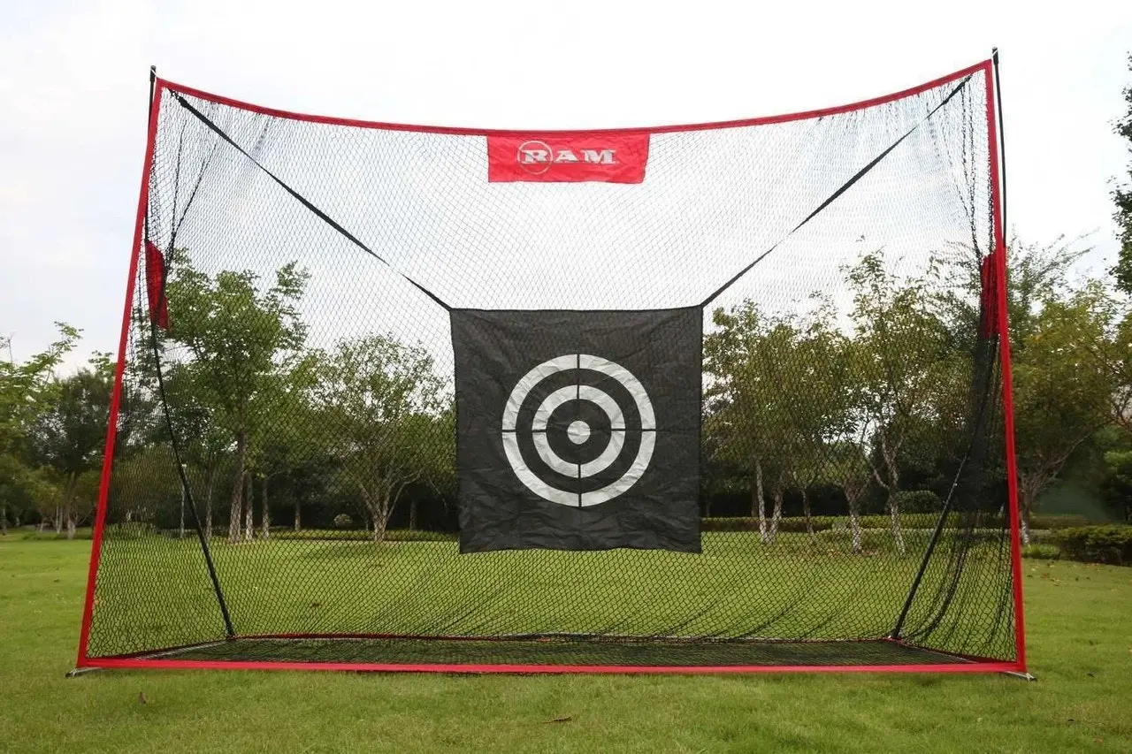 RAM Golf Deluxe Extra Large Portable Golf Hitting Practice Net