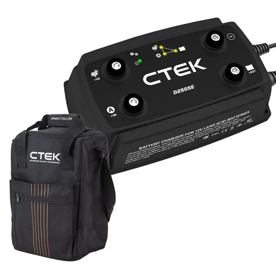CTEK 20A OFF GRID Battery Charging System w/ D250SA & Digital Display  Monitor, Mytopia