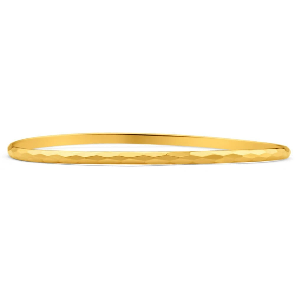 9ct Alluring Yellow Gold Bangle