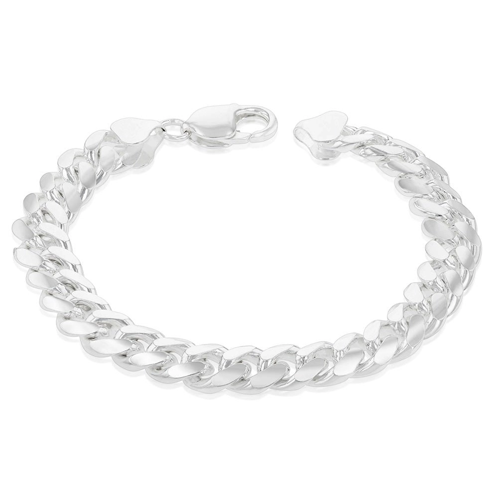 Sterling Silver Curb 280 Gauge 21cm Bracelet