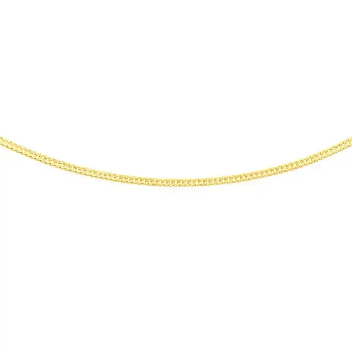 9ct Yellow Gold Curb Chain 50cm 90 Gauge