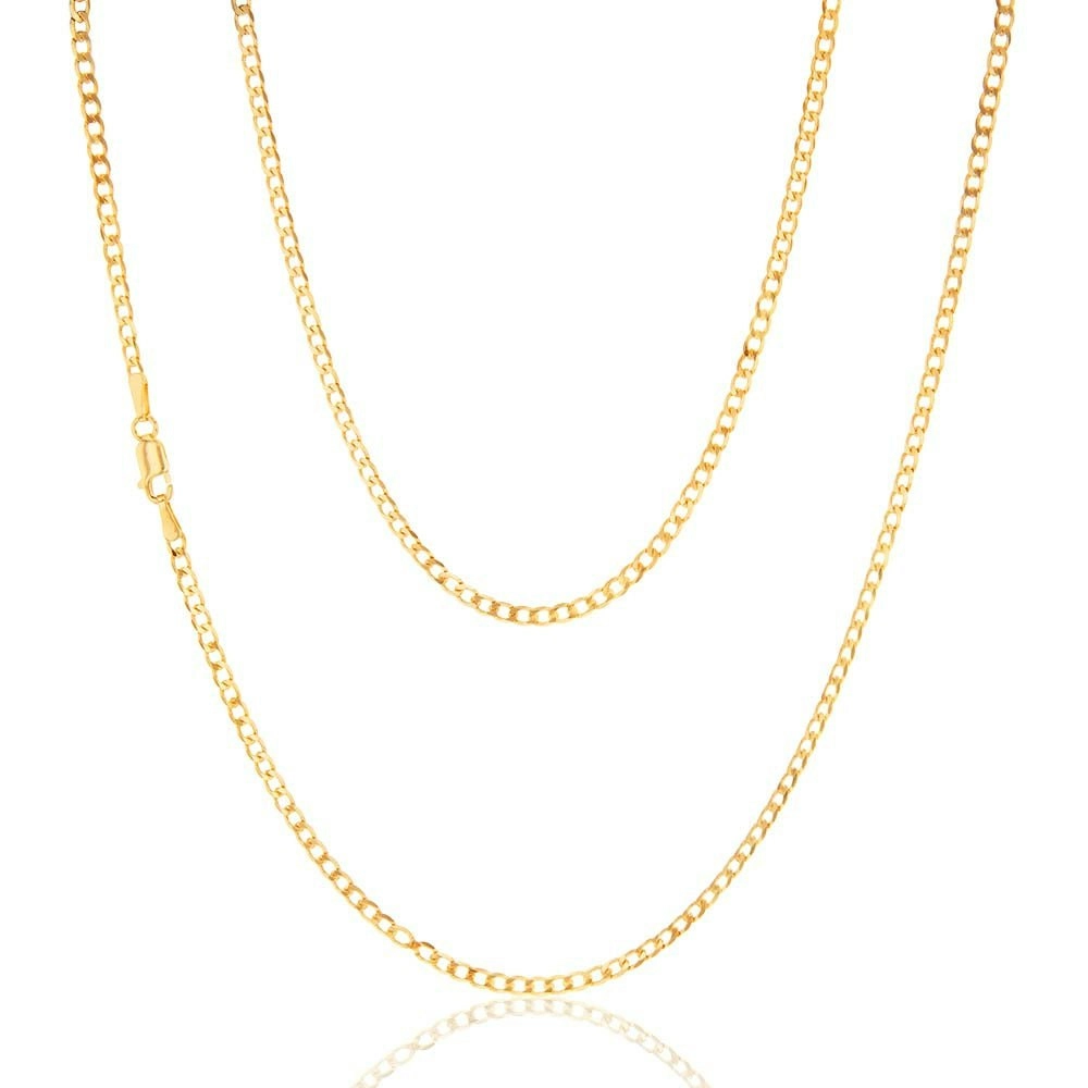 9ct Yellow Gold 60 Gauge 50cm Chain