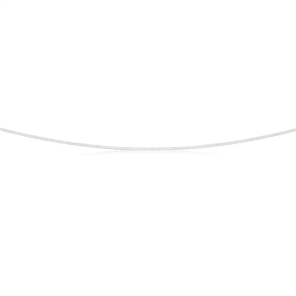 Sterling Silver Curb Chain 30 gauge 45cm