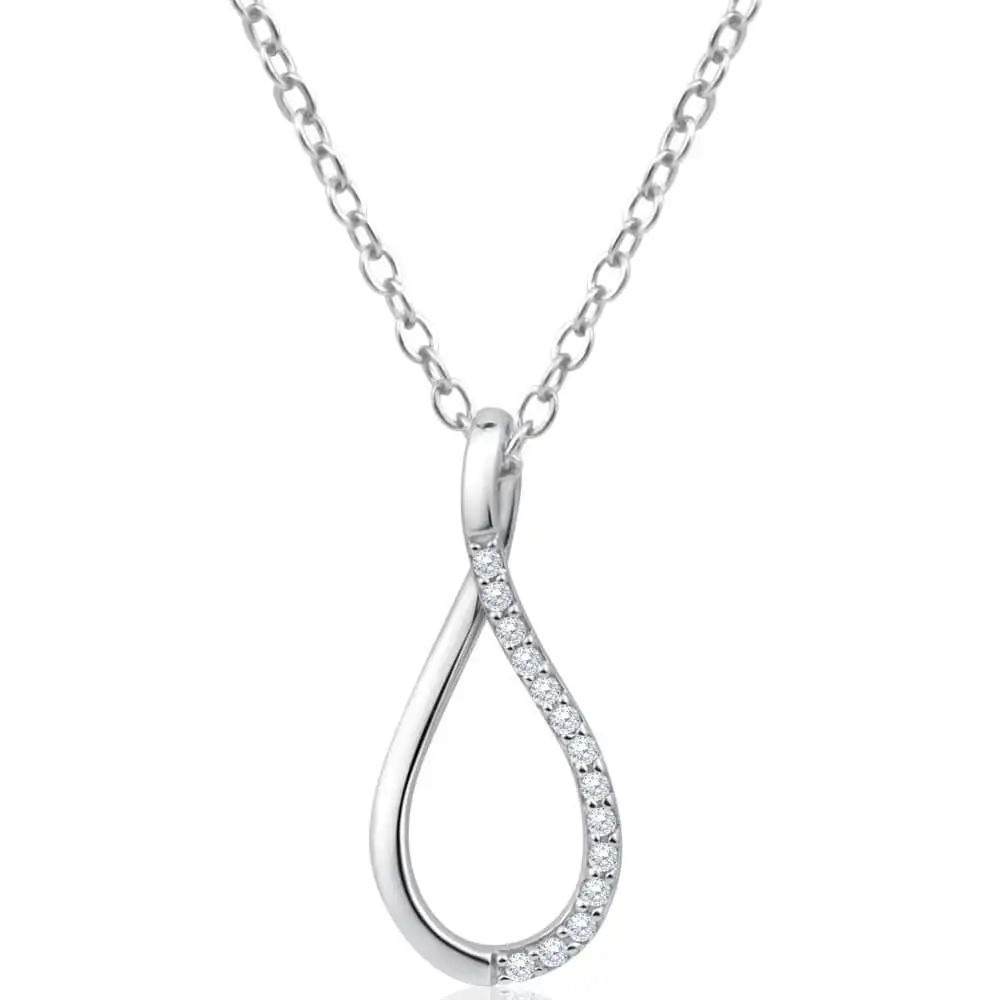 9ct Magnificent White Gold Diamond Pendant