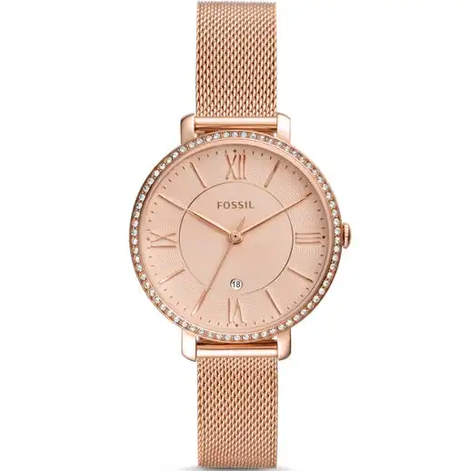 Fossil Jacqueline ES4628 Rose Gold Stainless Steel Womens Watch