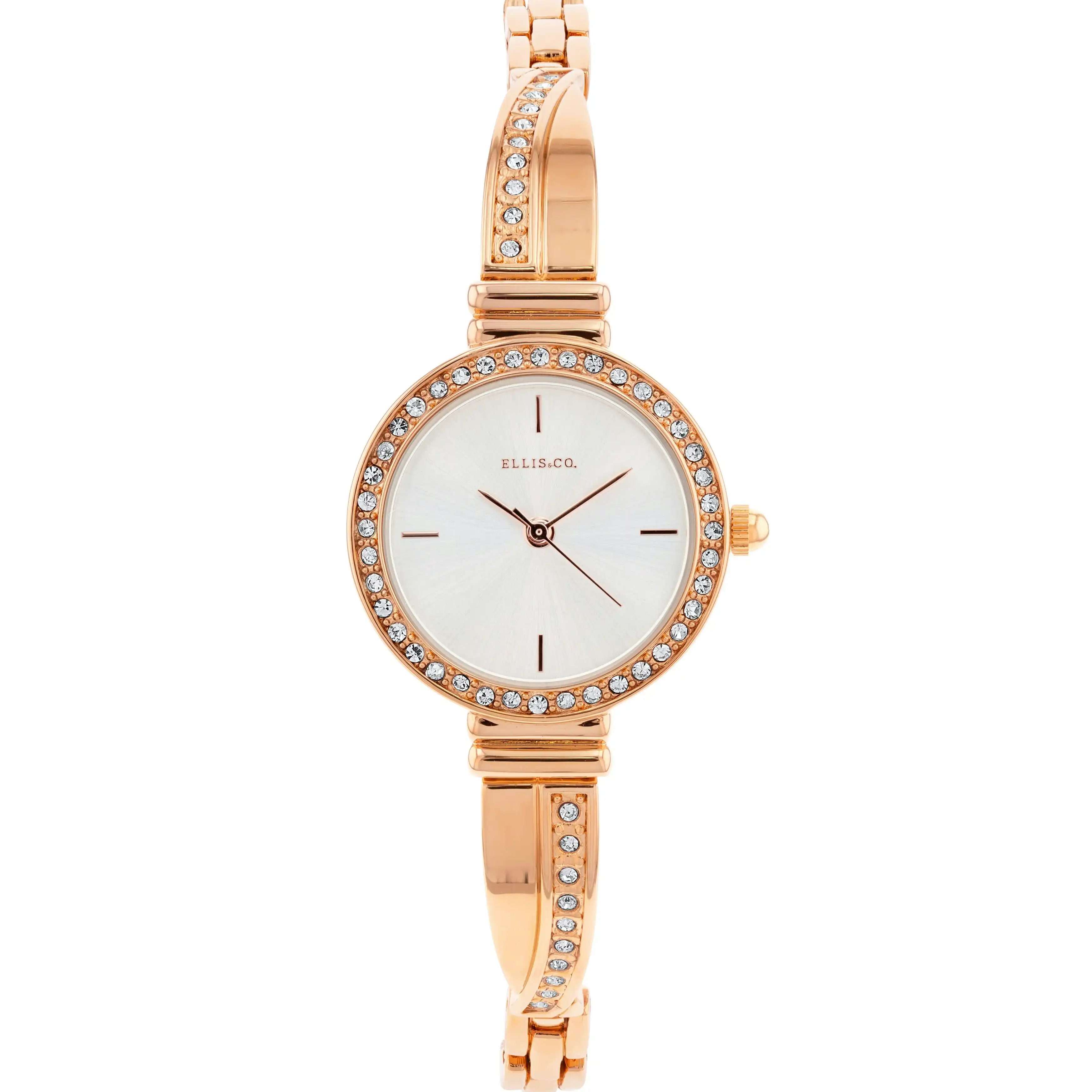 Ellis & Co ' Erika' Rose Gold Plated Women's Watch