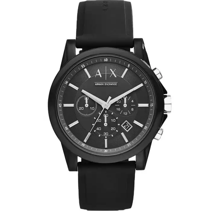 Armani Exchange Outerbanks AX1326 Black Chronograph 30Metre Water Resistant