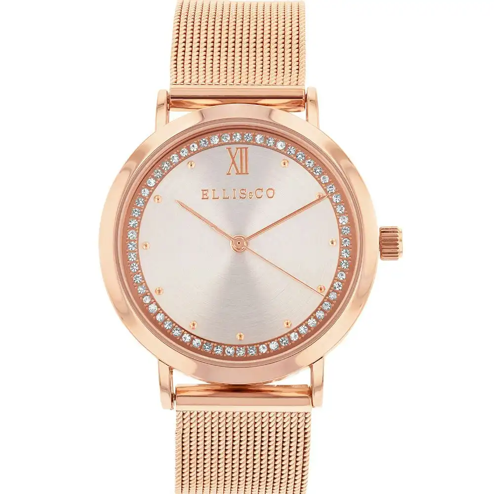 Ellis & Co Akira Rose Gold Plated Womens Watch