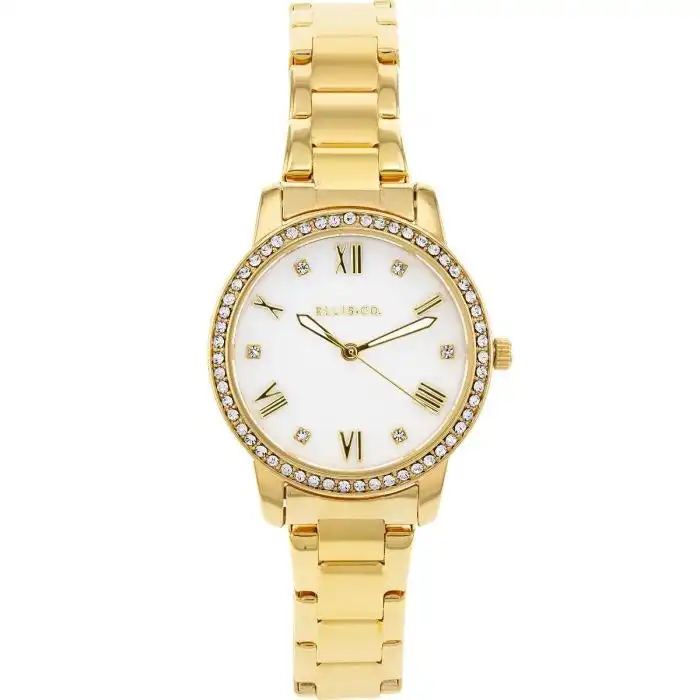 Ellis & Co 'Alena' Gold Tone Womens Watch