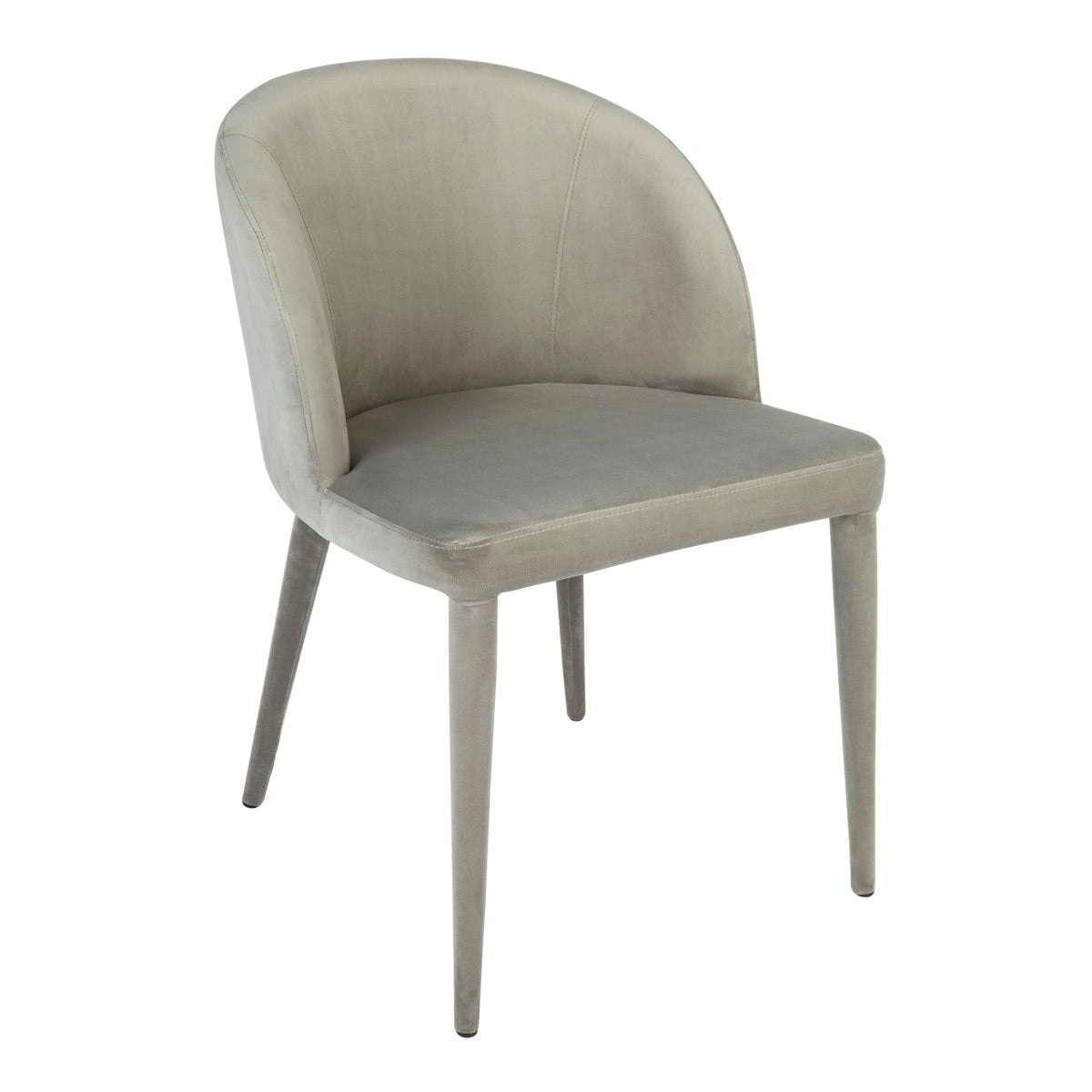 Paltrow Dining Chair - Grey Velvet