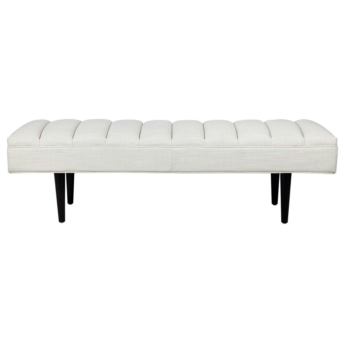 Central Park Bench Ottoman - Natural Linen