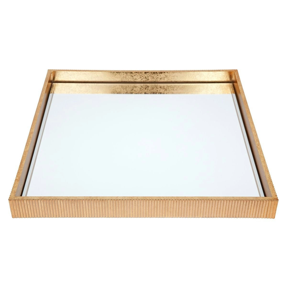 Miles Mirrored Tray - Large Gold