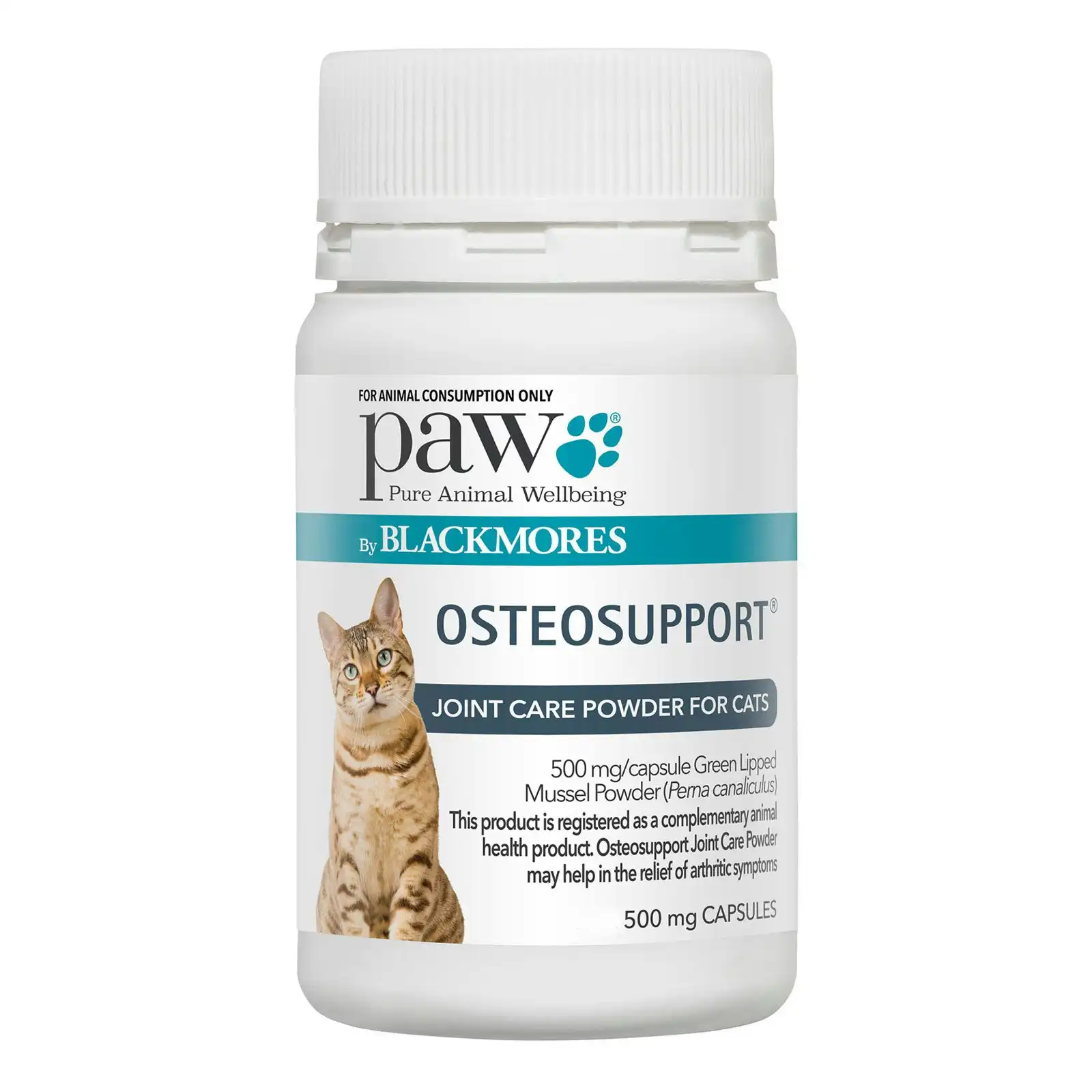 PAW Osteosupport Joint Care Powder For Cats 60 Capsules