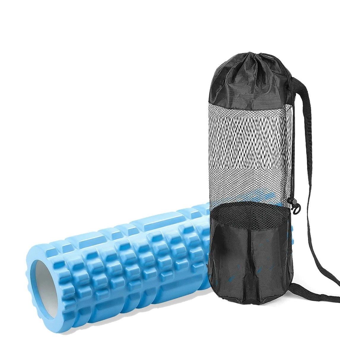 Physio Pilates EVA PVC Foam Yoga Roller Gym Back Training Exercise Massage Grid 45cm x 14cm