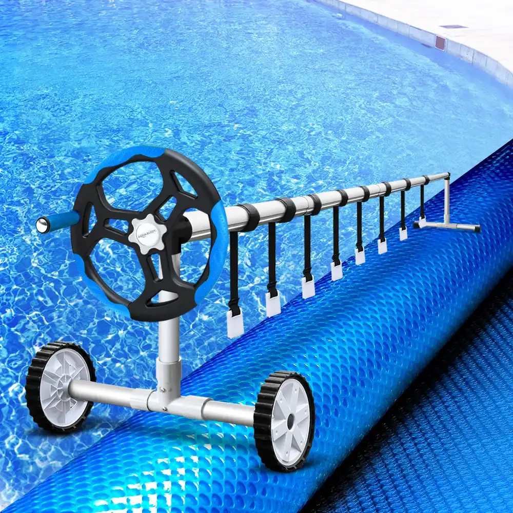 Aquabuddy Swimming Solar Pool Cover Pools Roller Wheel Blanket
